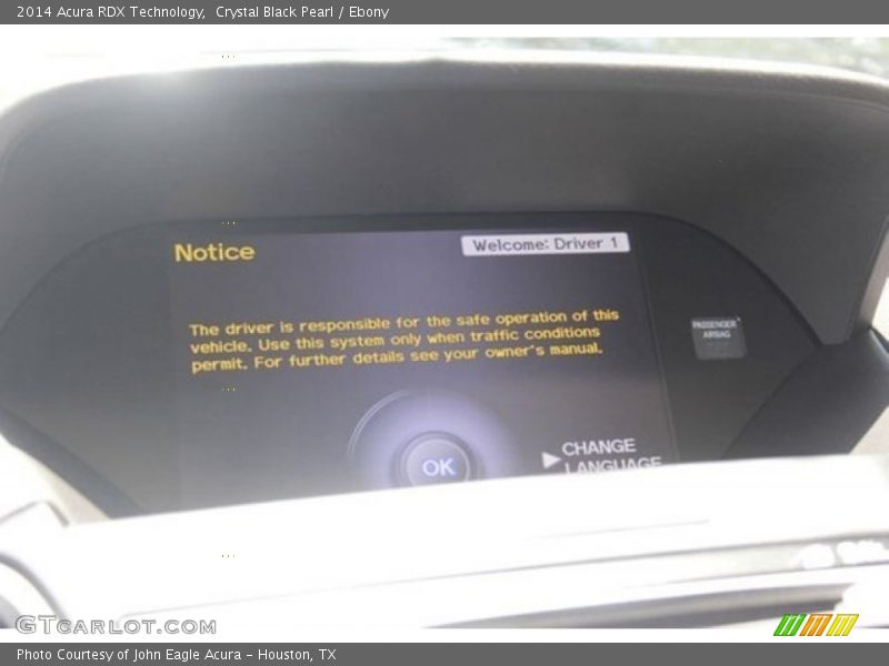 Crystal Black Pearl / Ebony 2014 Acura RDX Technology