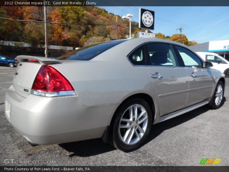 Gold Mist Metallic / Ebony 2012 Chevrolet Impala LTZ