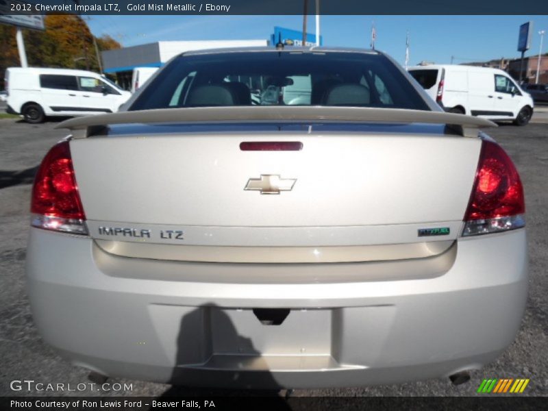 Gold Mist Metallic / Ebony 2012 Chevrolet Impala LTZ