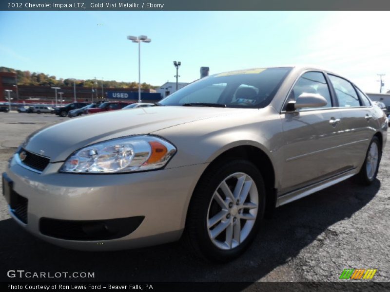 Gold Mist Metallic / Ebony 2012 Chevrolet Impala LTZ