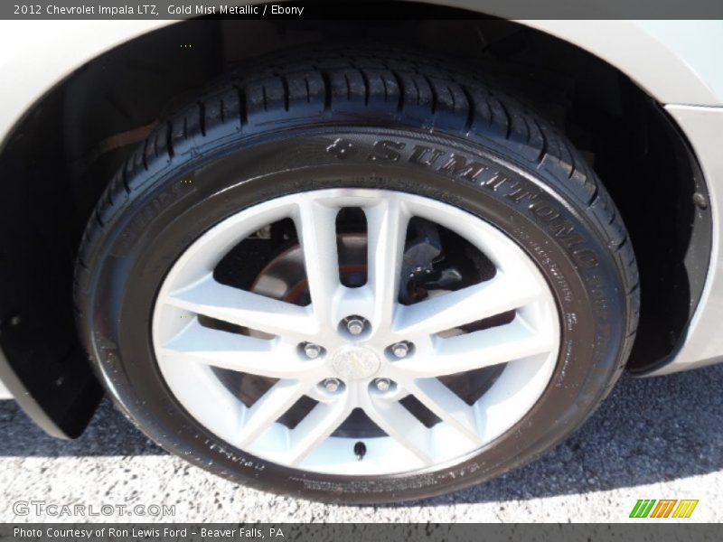 Gold Mist Metallic / Ebony 2012 Chevrolet Impala LTZ