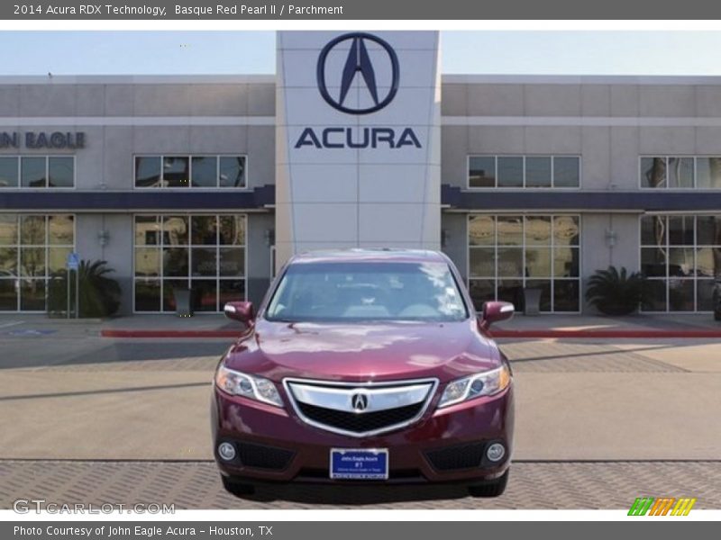 Basque Red Pearl II / Parchment 2014 Acura RDX Technology