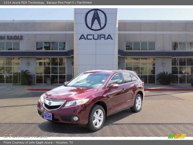 Basque Red Pearl II / Parchment 2014 Acura RDX Technology