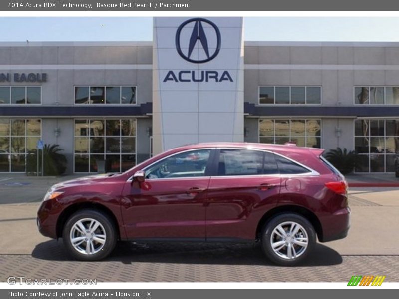 Basque Red Pearl II / Parchment 2014 Acura RDX Technology