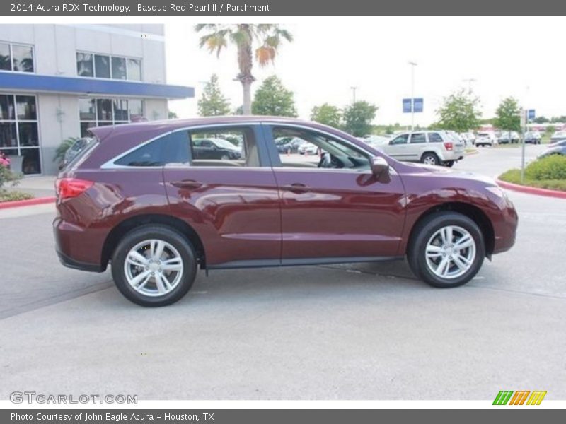 Basque Red Pearl II / Parchment 2014 Acura RDX Technology