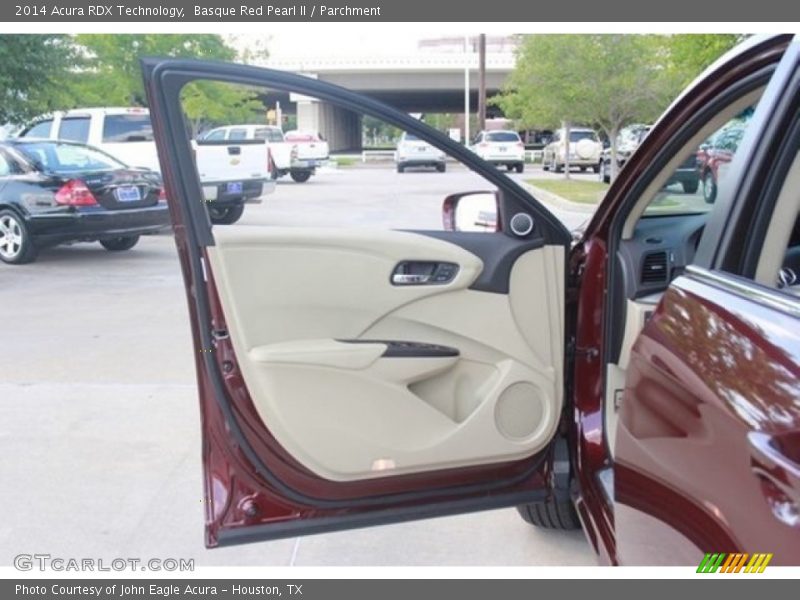 Basque Red Pearl II / Parchment 2014 Acura RDX Technology