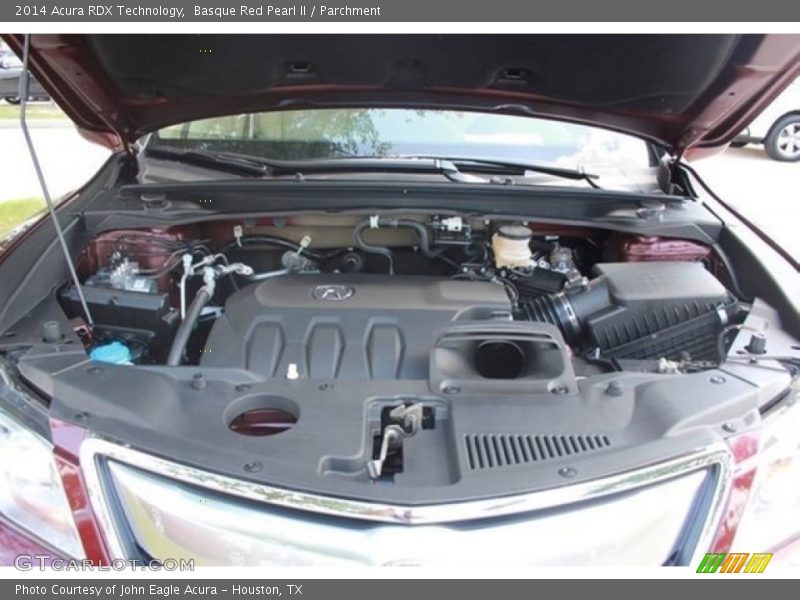 Basque Red Pearl II / Parchment 2014 Acura RDX Technology
