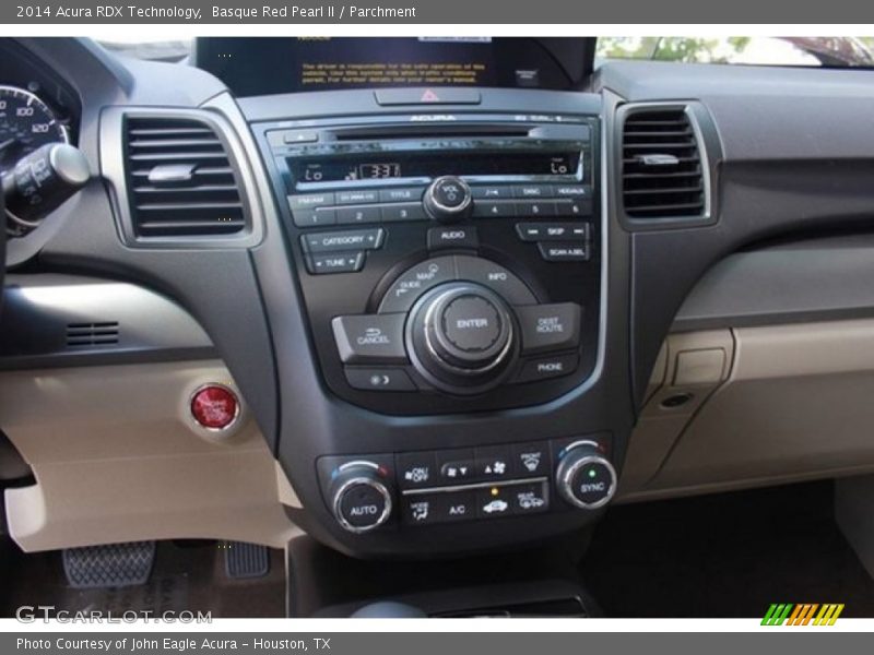 Basque Red Pearl II / Parchment 2014 Acura RDX Technology
