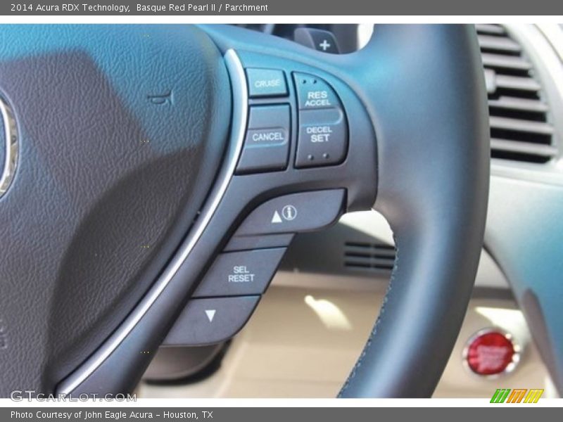 Basque Red Pearl II / Parchment 2014 Acura RDX Technology