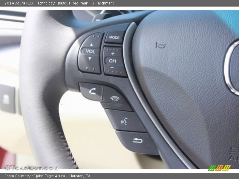 Basque Red Pearl II / Parchment 2014 Acura RDX Technology