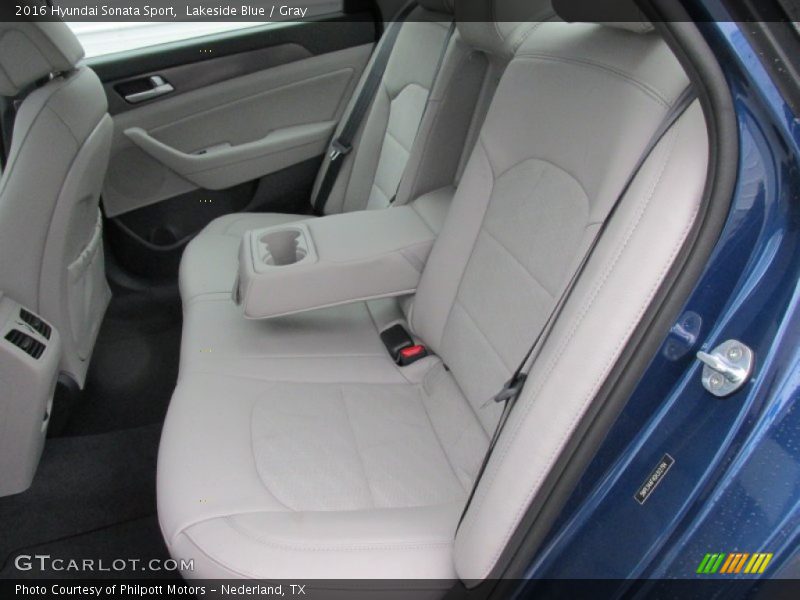 Lakeside Blue / Gray 2016 Hyundai Sonata Sport