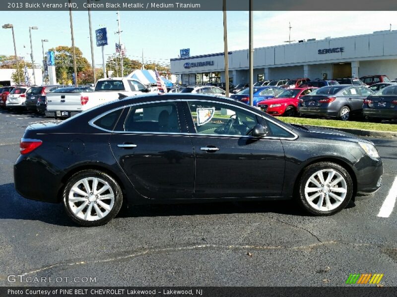 Carbon Black Metallic / Medium Titanium 2013 Buick Verano FWD