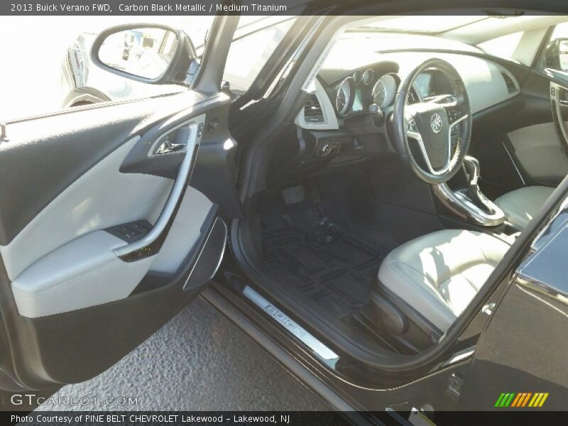 Carbon Black Metallic / Medium Titanium 2013 Buick Verano FWD