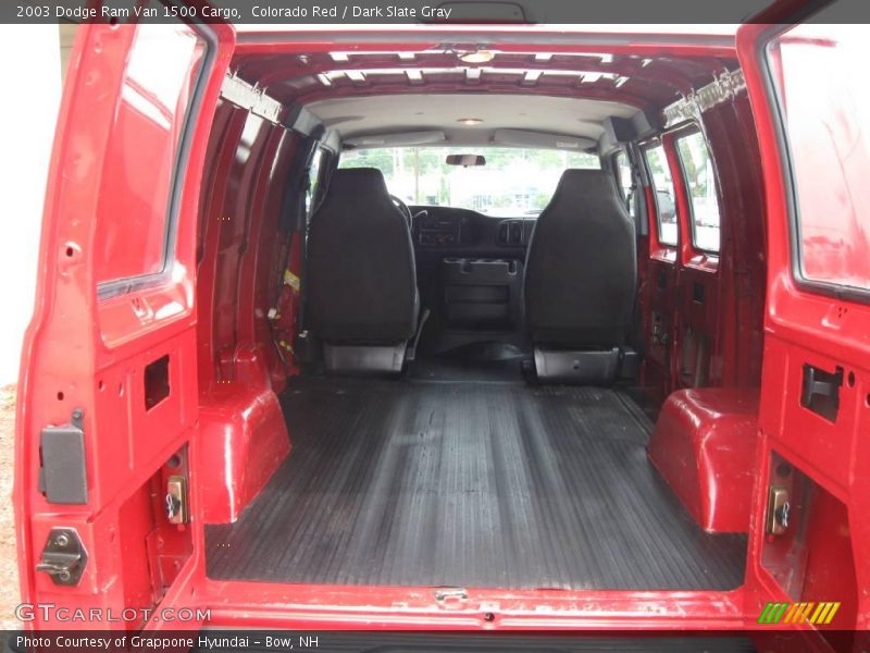 Colorado Red / Dark Slate Gray 2003 Dodge Ram Van 1500 Cargo