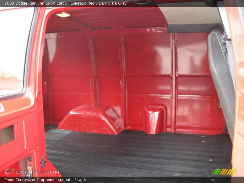Colorado Red / Dark Slate Gray 2003 Dodge Ram Van 1500 Cargo