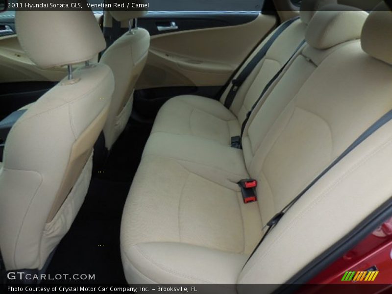 Venetian Red / Camel 2011 Hyundai Sonata GLS