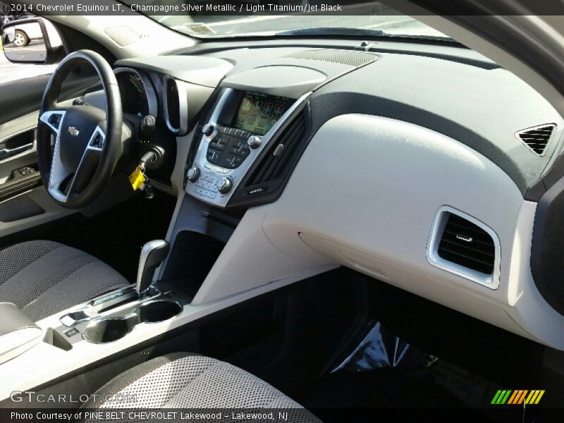 Champagne Silver Metallic / Light Titanium/Jet Black 2014 Chevrolet Equinox LT