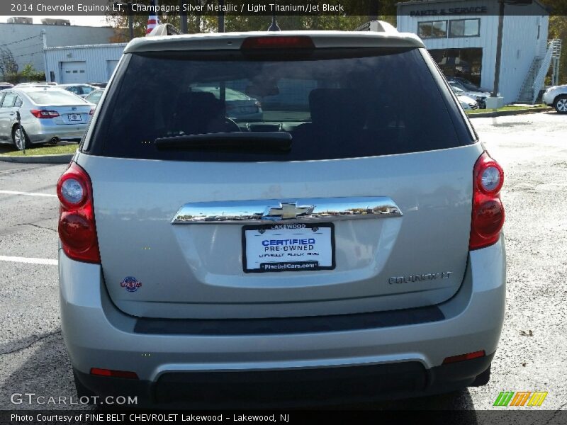 Champagne Silver Metallic / Light Titanium/Jet Black 2014 Chevrolet Equinox LT