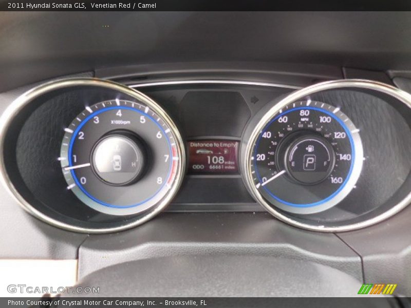 Venetian Red / Camel 2011 Hyundai Sonata GLS