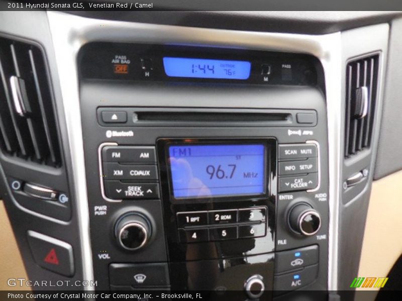 Venetian Red / Camel 2011 Hyundai Sonata GLS
