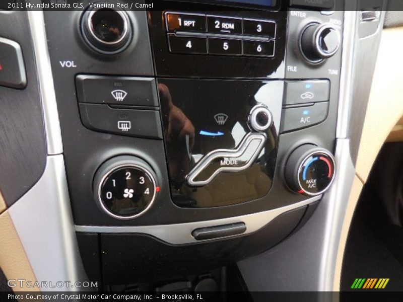 Venetian Red / Camel 2011 Hyundai Sonata GLS