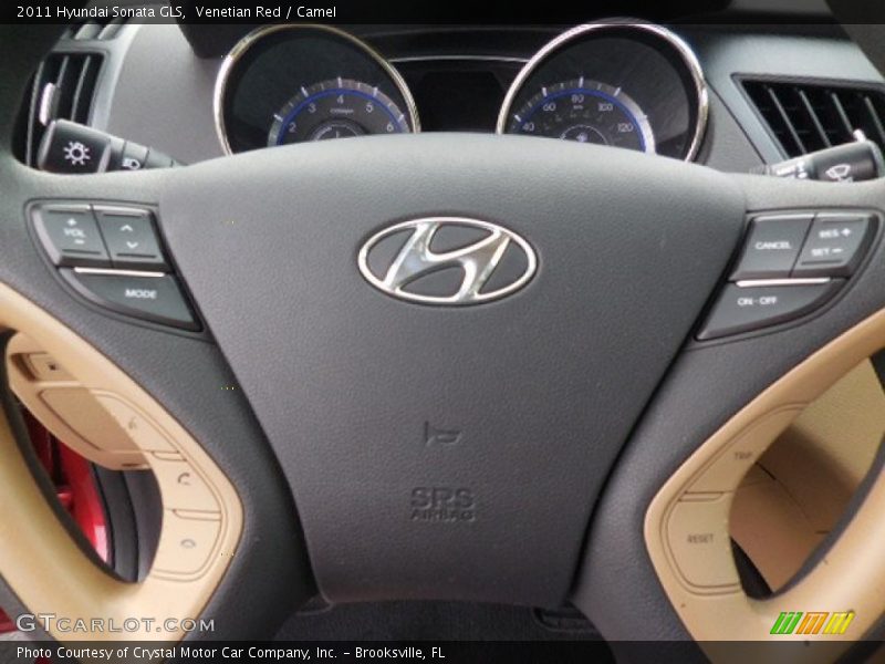 Venetian Red / Camel 2011 Hyundai Sonata GLS