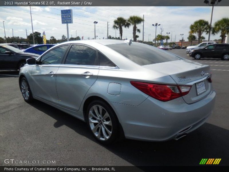 Radiant Silver / Gray 2013 Hyundai Sonata SE 2.0T