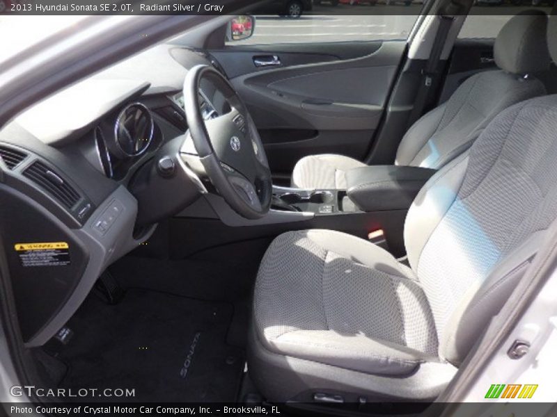 Radiant Silver / Gray 2013 Hyundai Sonata SE 2.0T