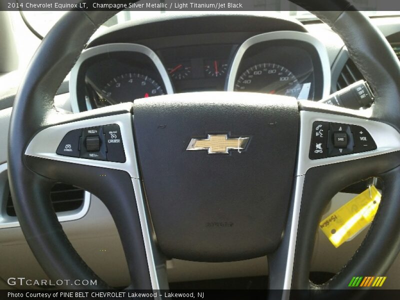 Champagne Silver Metallic / Light Titanium/Jet Black 2014 Chevrolet Equinox LT