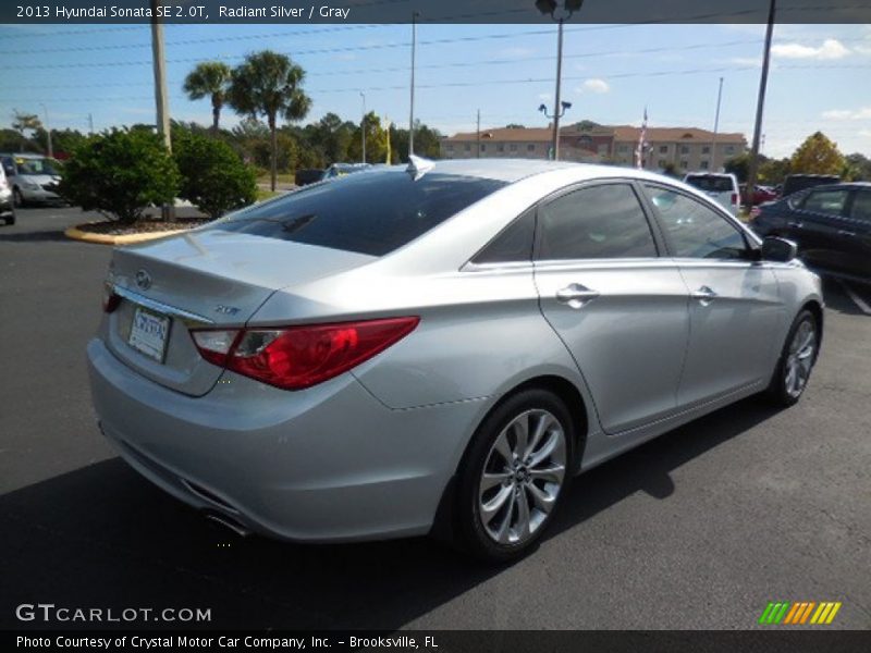 Radiant Silver / Gray 2013 Hyundai Sonata SE 2.0T