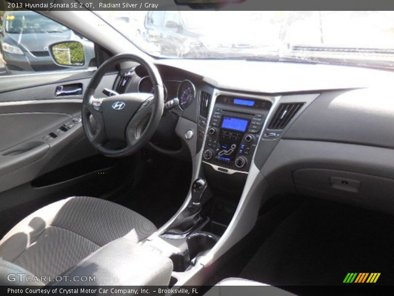 Radiant Silver / Gray 2013 Hyundai Sonata SE 2.0T