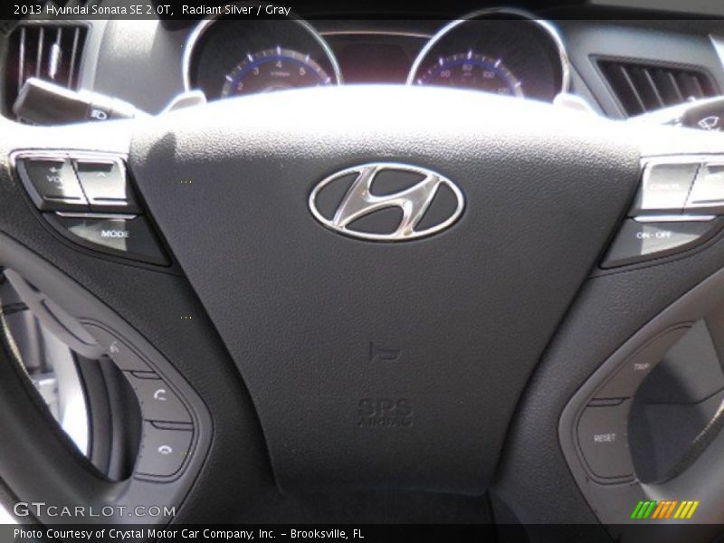 Radiant Silver / Gray 2013 Hyundai Sonata SE 2.0T
