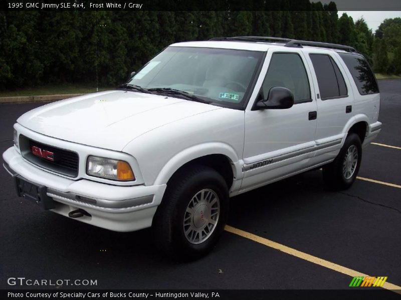 Frost White / Gray 1995 GMC Jimmy SLE 4x4