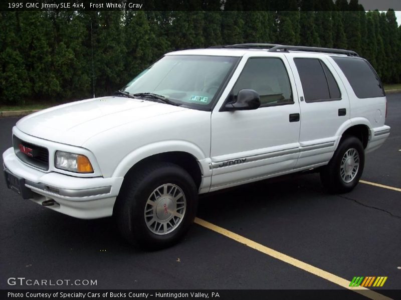 Frost White / Gray 1995 GMC Jimmy SLE 4x4