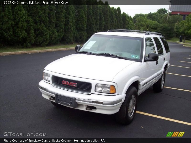 Frost White / Gray 1995 GMC Jimmy SLE 4x4