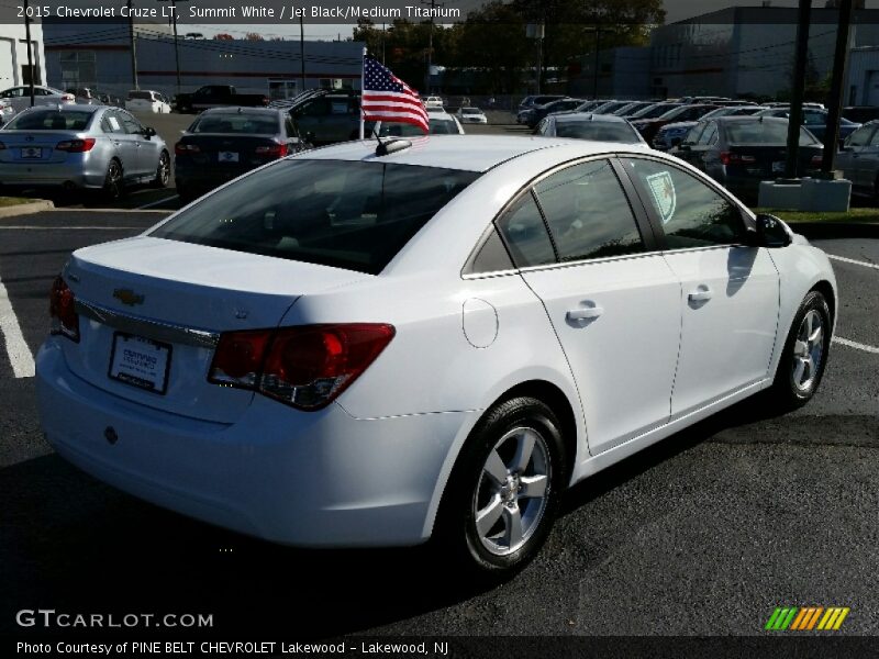 Summit White / Jet Black/Medium Titanium 2015 Chevrolet Cruze LT