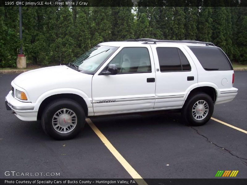 Frost White / Gray 1995 GMC Jimmy SLE 4x4