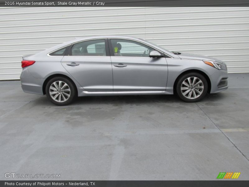 Shale Gray Metallic / Gray 2016 Hyundai Sonata Sport