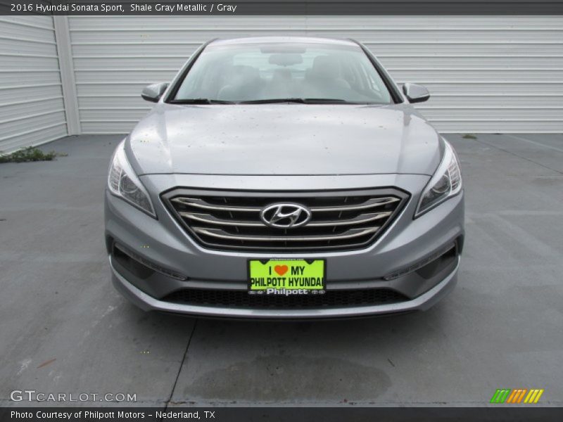 Shale Gray Metallic / Gray 2016 Hyundai Sonata Sport