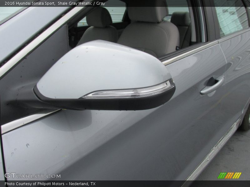 Shale Gray Metallic / Gray 2016 Hyundai Sonata Sport