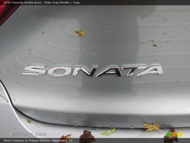 Shale Gray Metallic / Gray 2016 Hyundai Sonata Sport