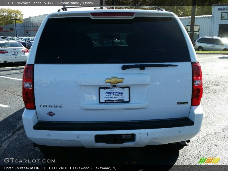 Summit White / Ebony 2011 Chevrolet Tahoe LS 4x4