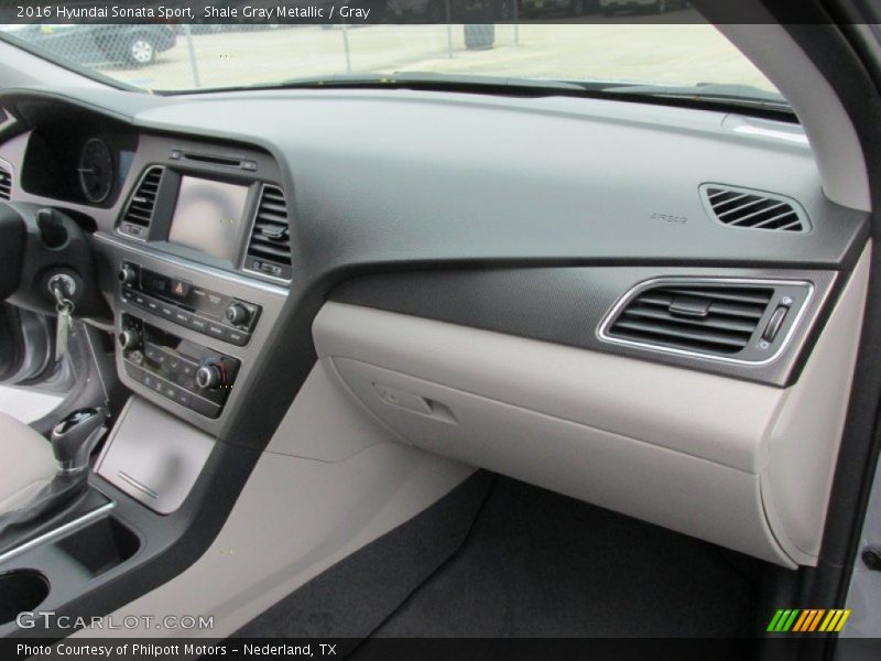 Shale Gray Metallic / Gray 2016 Hyundai Sonata Sport