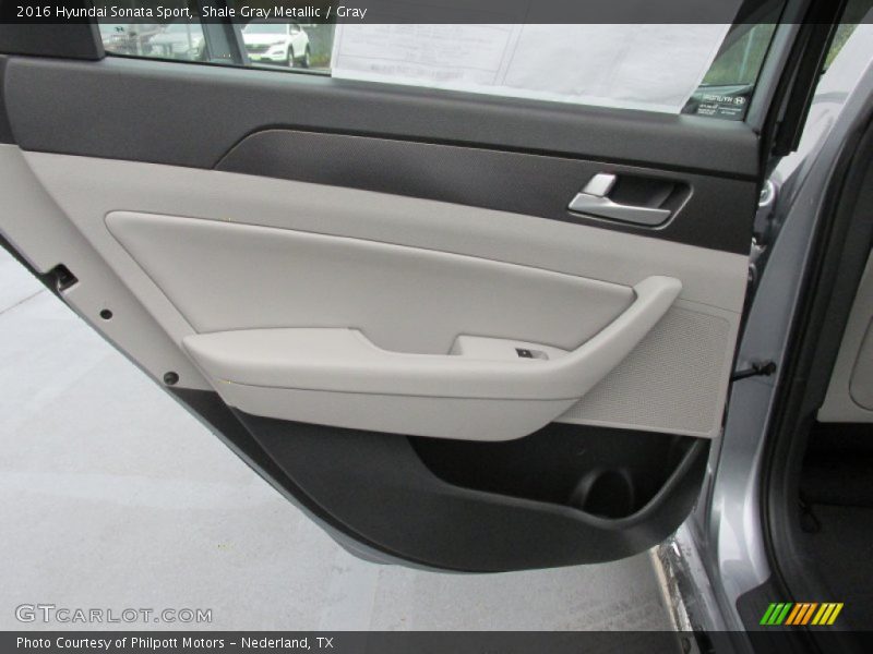 Shale Gray Metallic / Gray 2016 Hyundai Sonata Sport