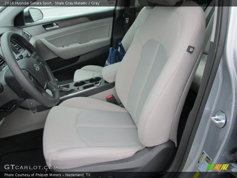 Shale Gray Metallic / Gray 2016 Hyundai Sonata Sport