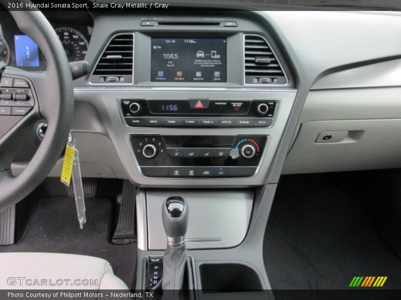 Shale Gray Metallic / Gray 2016 Hyundai Sonata Sport