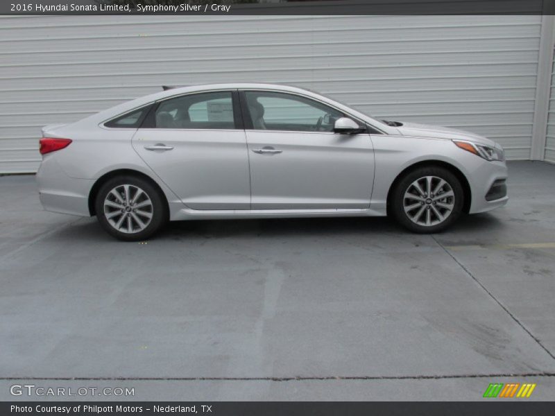 Symphony Silver / Gray 2016 Hyundai Sonata Limited