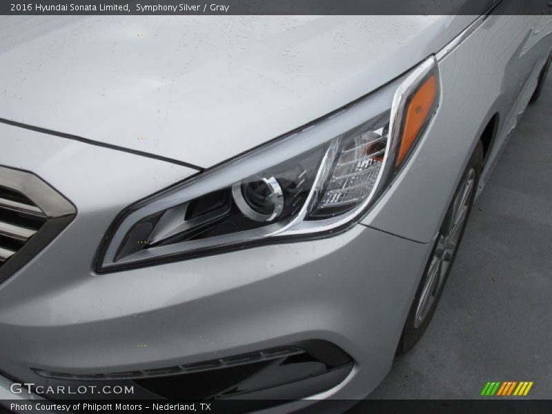 Symphony Silver / Gray 2016 Hyundai Sonata Limited