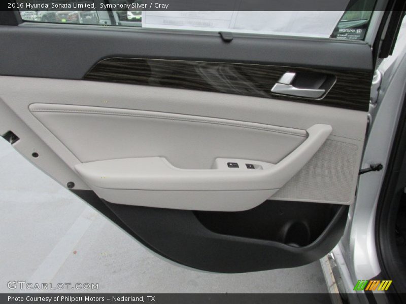 Symphony Silver / Gray 2016 Hyundai Sonata Limited