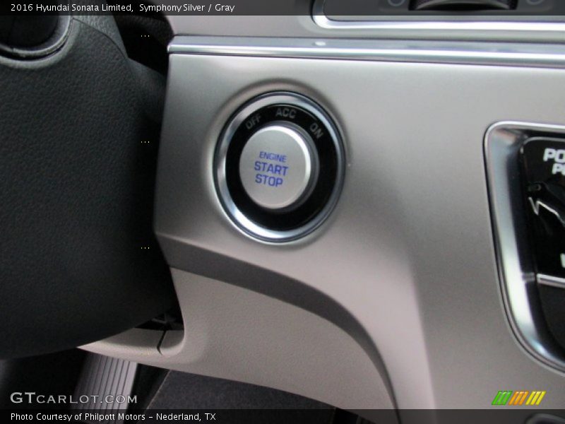 Symphony Silver / Gray 2016 Hyundai Sonata Limited